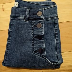 High waisted pin-up sailor blue jeans small